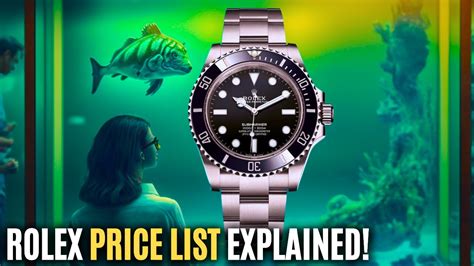 how much does a real rolex cost|rolex current price list.